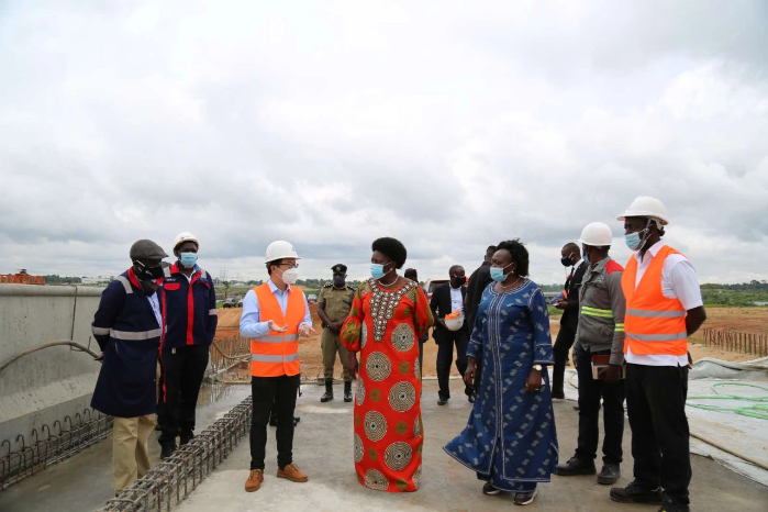 Uganda’s parliament speaker visits Isimba hydropower station-1