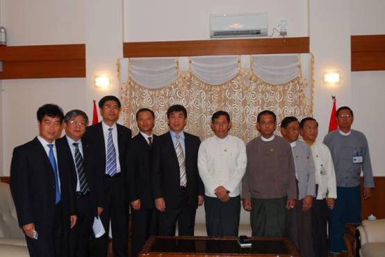 Cao Peixi and Ma Jing Visited Myanmar-2