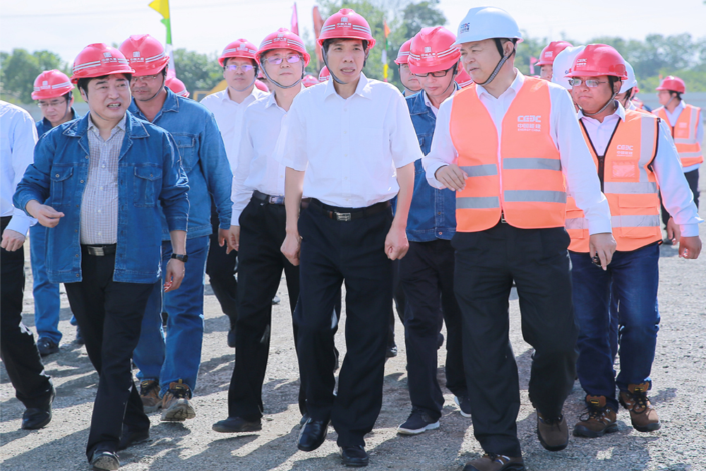 Chen Feihu visited Meulaboh Project construction site-1