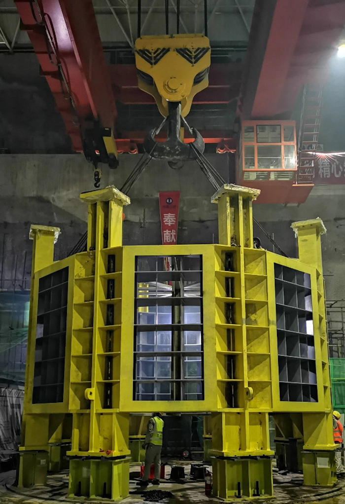 CTG-owned Changlongshan pumped storage dam begins installing first power unit-1