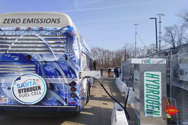 NICE Completes the First Bus Hydrogen Refueling Demonstration-1