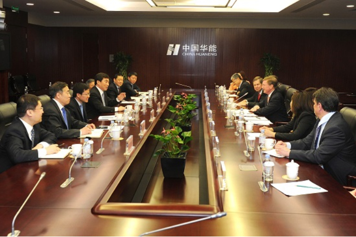 Cao Peixi and Hu Jianmin meet with Chairman of Southern Company-1